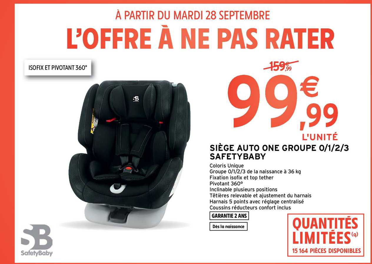 Intermarché Contact Siège Auto One Groupe Safetybaby