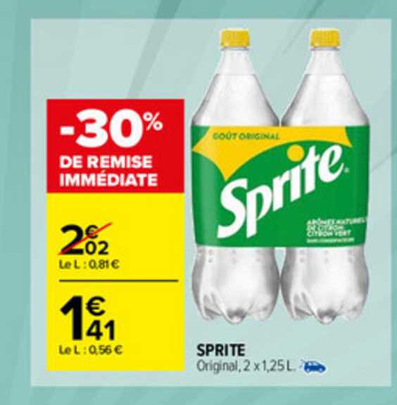 Promo Sprite chez Carrefour Market - iCatalogue.fr