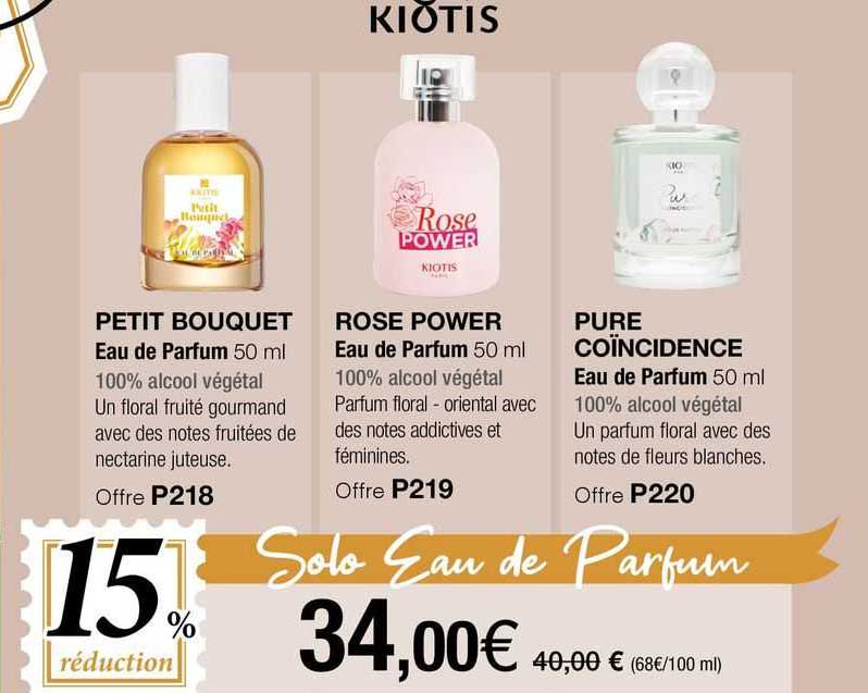 Promo Eau De Parfum 50 Ml Petit Bouquet, Eau De Parfum 50 Ml Rose Power ...