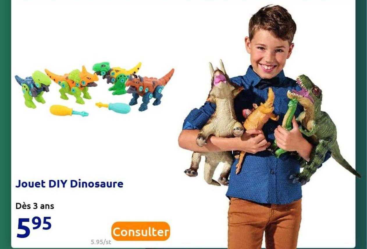 Promo Set de jeu dinosaure chez Action