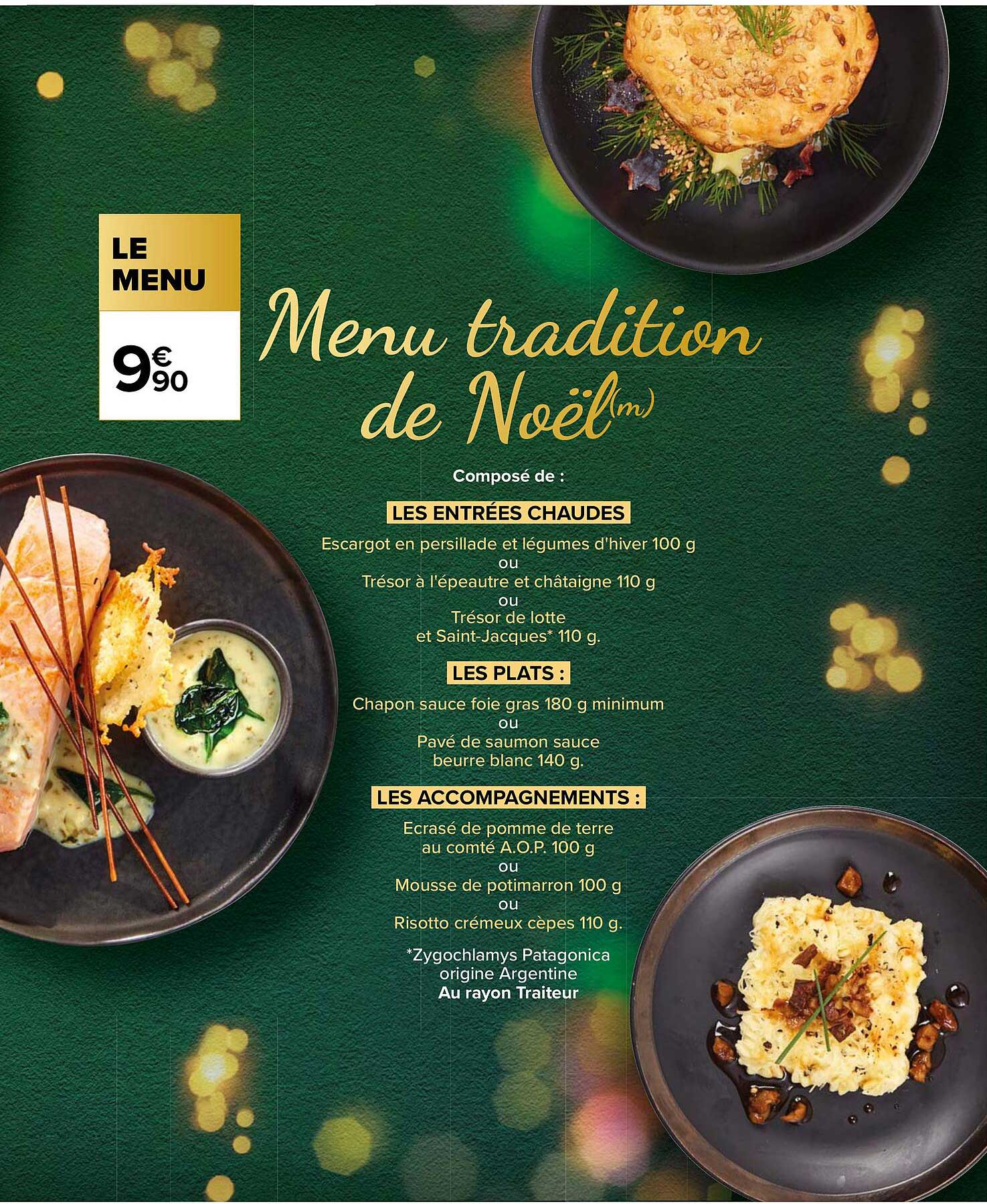 Promo Menu Tradition De Noël chez Carrefour - iCatalogue.fr