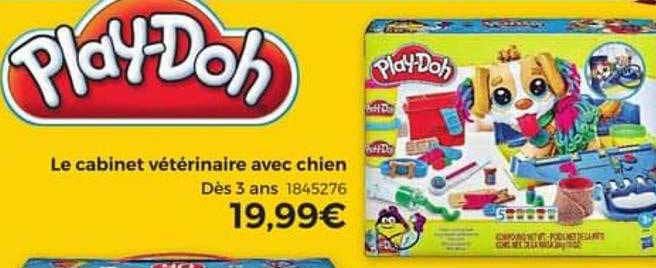 Promo Le Cabinet Vétérinaire Avec Chien Play-doh chez Jouets Sajou