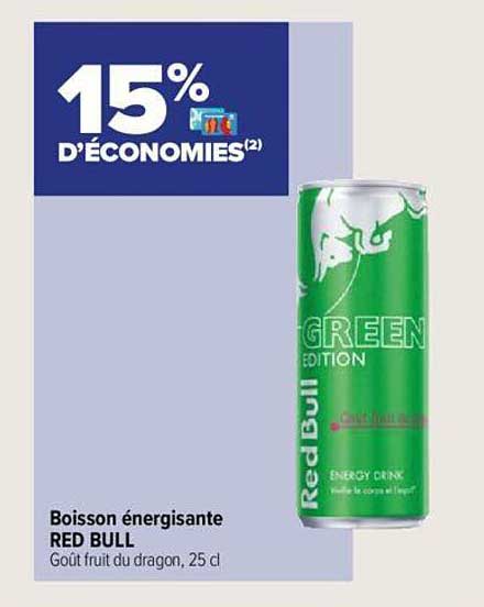 Carrefour Contact Boisson énergisante Red Bull