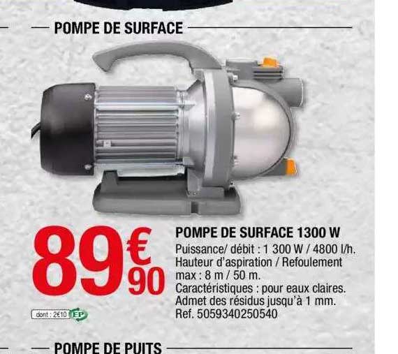 pompe surface 1300w