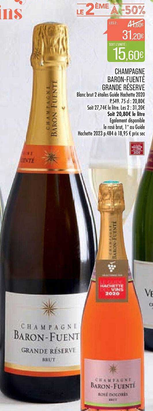 Match Champagne Baron-fuenté Grande Réserve