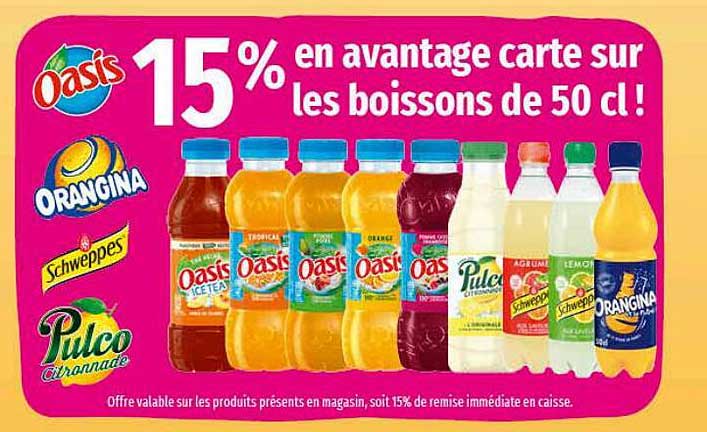 Promo Les Boissons De 50cl chez Coccinelle Express - iCatalogue.fr