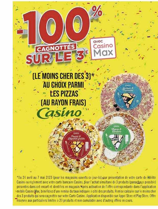 Promo Les Pizzas Casino chez Casino Supermarchés - iCatalogue.fr