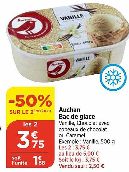 Promo Auchan Bac De Glace Chez Bi1 ICatalogue fr Promo Auchan Bac De Glace Chez Bi1 ICatalogue fr