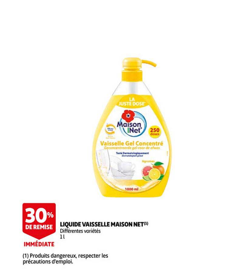 Maison Net Liquide Vaisselle