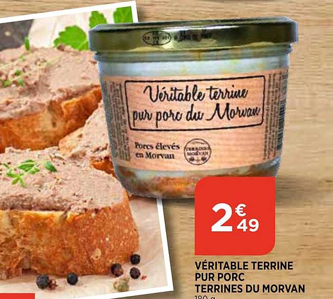 Offre Véritable Terrine Pur Porc Terrines Du Morvan chez Bi1