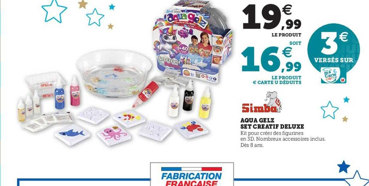 Offre Aqua Gelz Set Créatif Deluxe Simba chez Hyper U