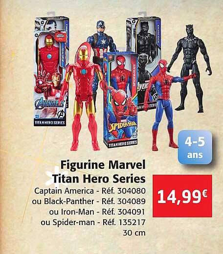 Figurine Black Panther Titan Hero - 30 cm AVENGERS : la figurine à Prix  Carrefour