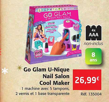 Promo Cool maker go glam u-nique nail salon chez Hyper U