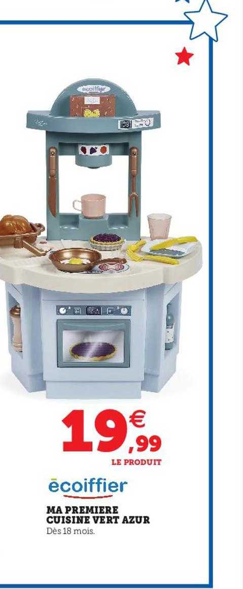 Offre Ma Marchande Roulante Vert Azur écoiffier chez U Express