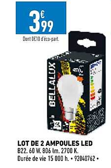 Lot De 2 Ampoules LED Pour Hotte De Cuisine Ou éclairage Encastré - Neuf, Générique