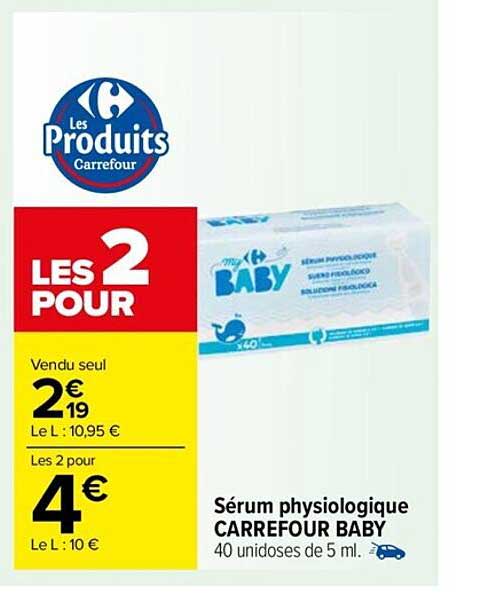 Sérum Physiologique - Carrefour Baby - Carrefour
