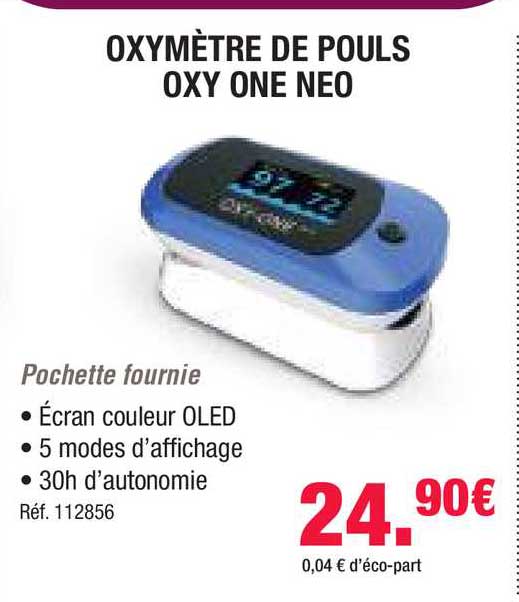 Oxymètre Oxy One Neo  Bastide Le Confort Médical