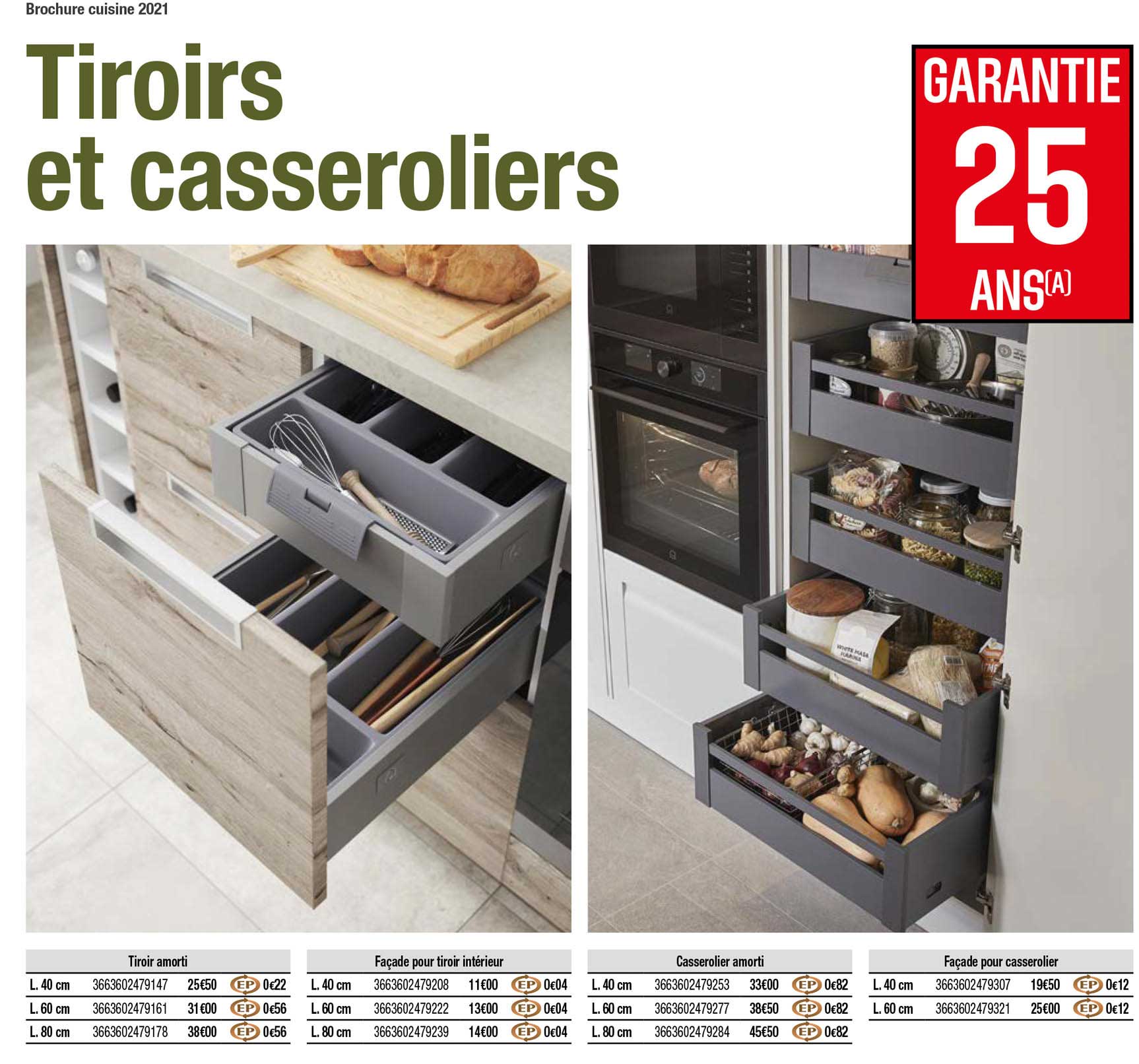 Promo Tiroirs Et Casseroliers Chez Brico D p t ICatalogue fr