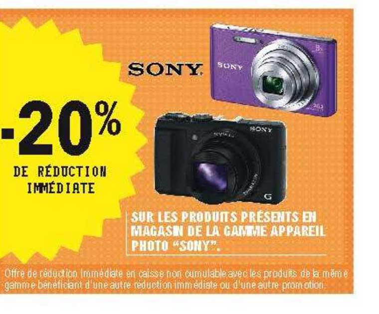 Promo La Gamme Appareil Photo "sony" chez E.Leclerc iCatalogue.fr