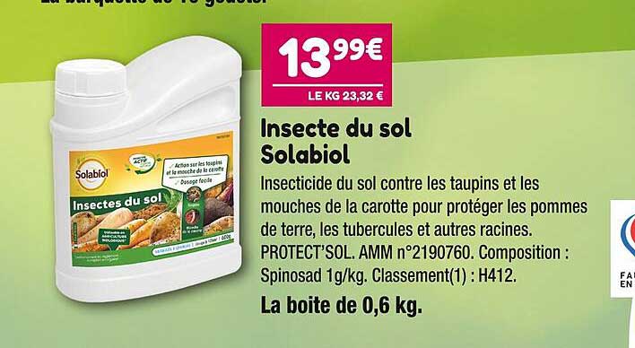 Promo Insecte Du Sol Solabiol Chez Point Vert ICatalogue fr Promo Insecte Du Sol Solabiol Chez Point Vert ICatalogue fr