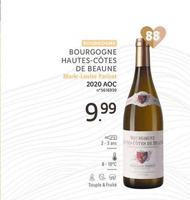 Lidl Bourgogne Hautes-côtes De Beaune Marie-louise Parisot 2020 Aoc