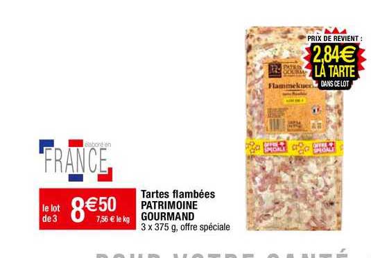 Promo Tartes Flambées Patrimoine Gourmand Chez Migros France Icataloguefr 