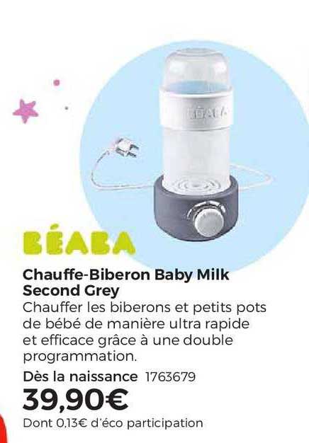 Chauffe biberon Babymilk Second grey