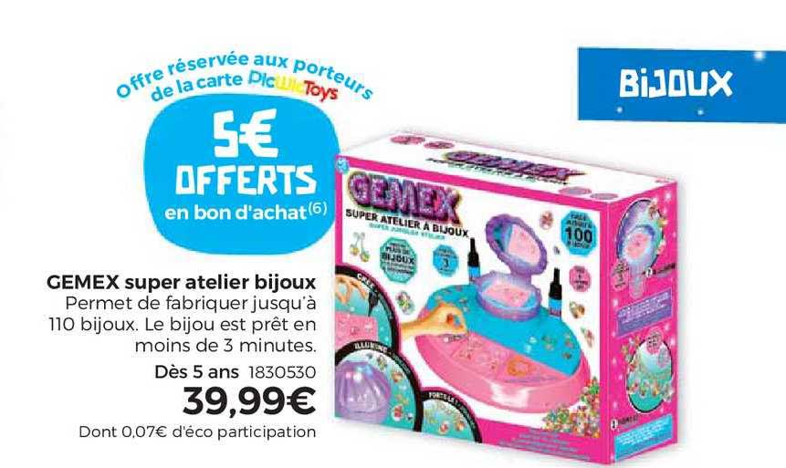Promo Gemex Atelier à Bijoux chez Auchan