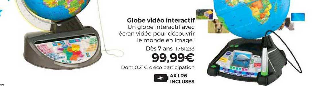 Promo Globe Vidéo Interactif chez PicWicToys 