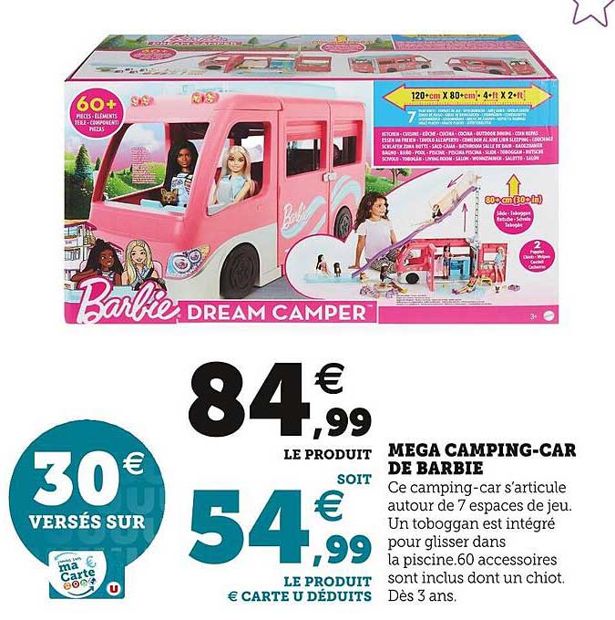 Super U Méga Camping-car De Barbie