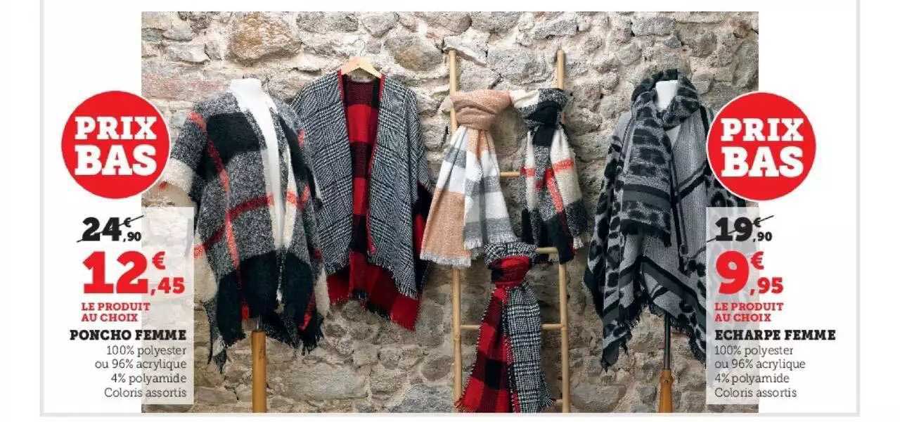 Écharpe Poncho Femme - Polyester Doux, 84x45 Cm, Légère Et Chaude, Pour La Maison, L'hiver, Les Voyages