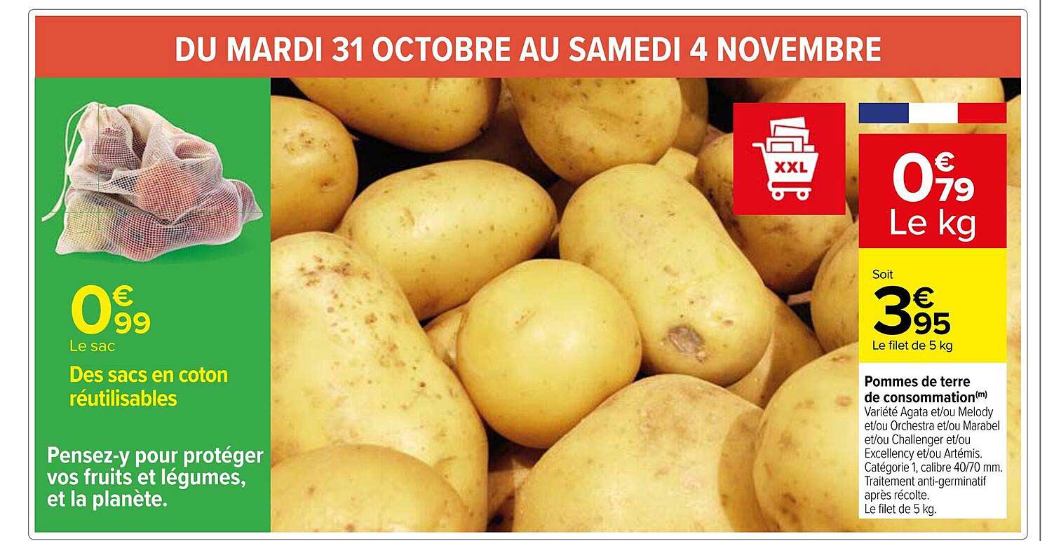 AUCHAN GOURMET Ecrasé de pommes de terre à la sarladaise 3 portions 450g  pas cher 