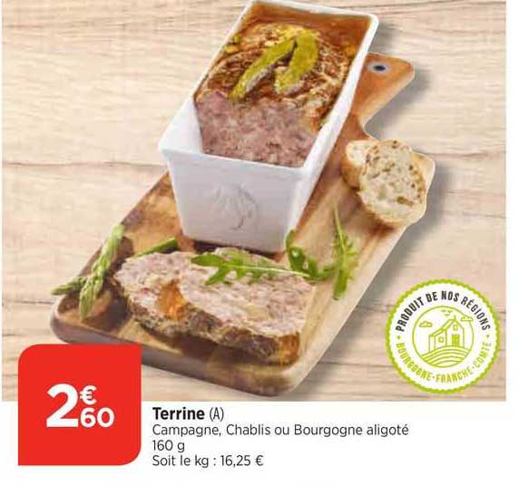 Promo Terrine chez Bi1 iCatalogue.fr