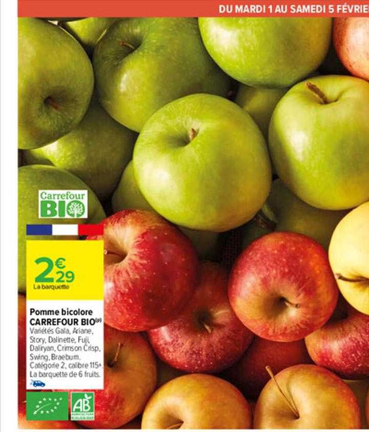 Pommes bicolores CARREFOUR BIO