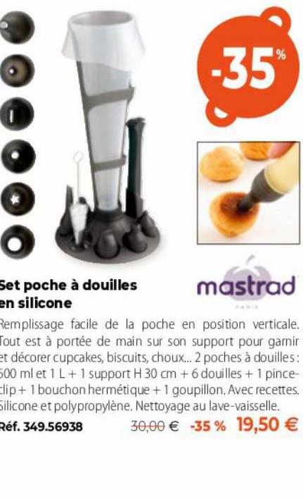 Mastrad Poches à douille silicone - Achat & prix