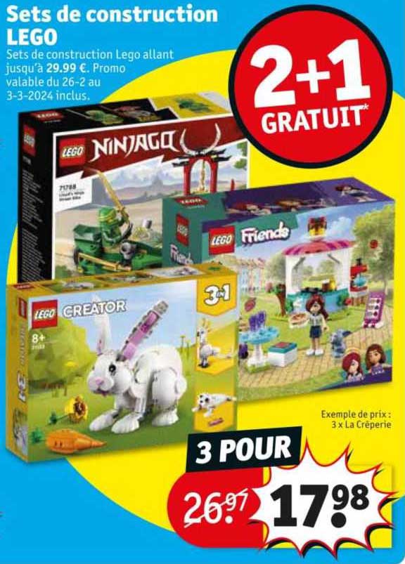 Promo Sets De Construction Lego chez Kruidvat - iCatalogue.fr