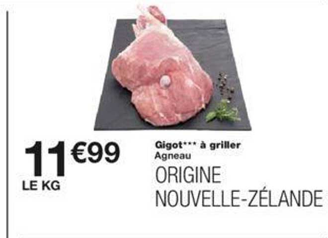 Monoprix Agneau : Gigot*** à Griller
