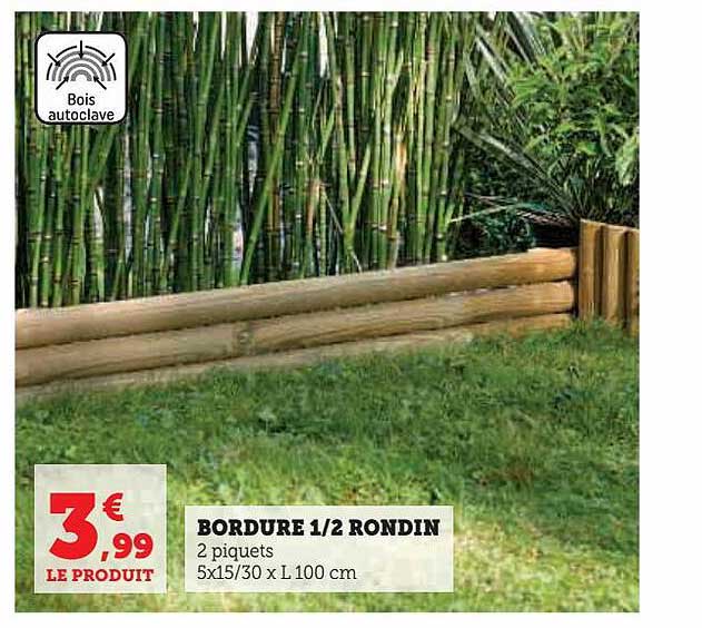 Promo Bordure Rondin Chez U Express Icatalogue Fr