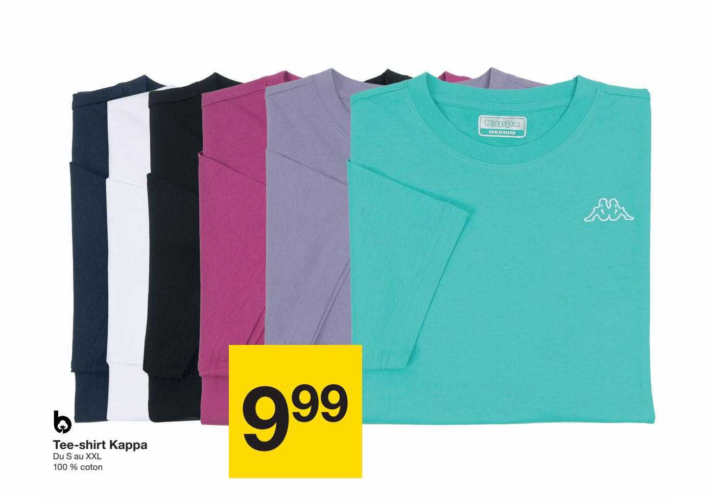 Promo Tee-shirt Kappa chez Zeeman
