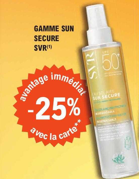 Promo Gamme Sun Secure Svr chez E.Leclerc - iCatalogue.fr