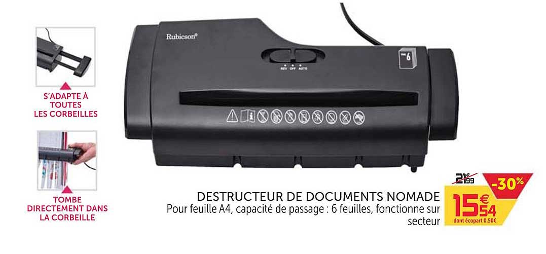 Promo E-Destructeur document chez Gifi