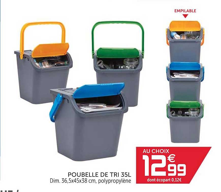 Poubelle de recyclage poubelle à pédales 3-en-1 poubelle 24 litres en métal  po - RETIF