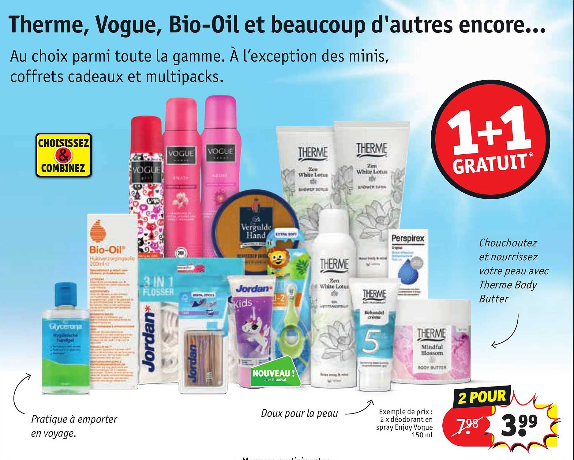 Promo 2 X Déodorant En Spray Enjoy Vogue chez Kruidvat iCatalogue.fr