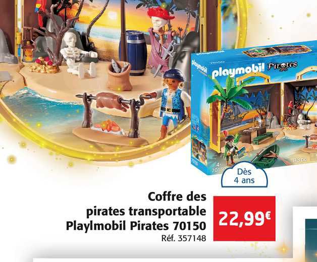 Playmobil 70150 Bateau de pirate Version Allemande Multicolore 