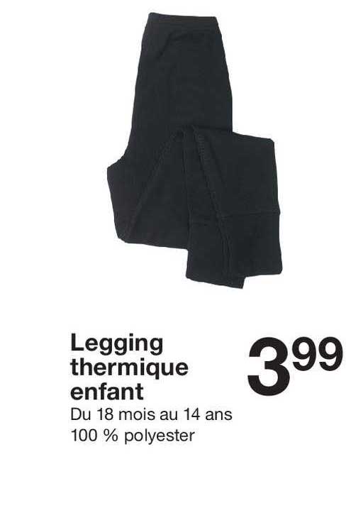 LOREZA Lot De 2 Leggings Thermiques Enfants - Polaire Chaud - Pour Ski, Hiver - Garçons Et Filles