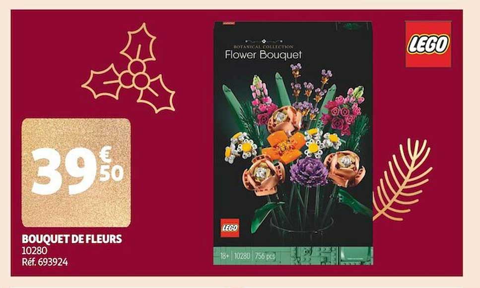 Offre Bouquet De Fleurs Lego Chez Auchan