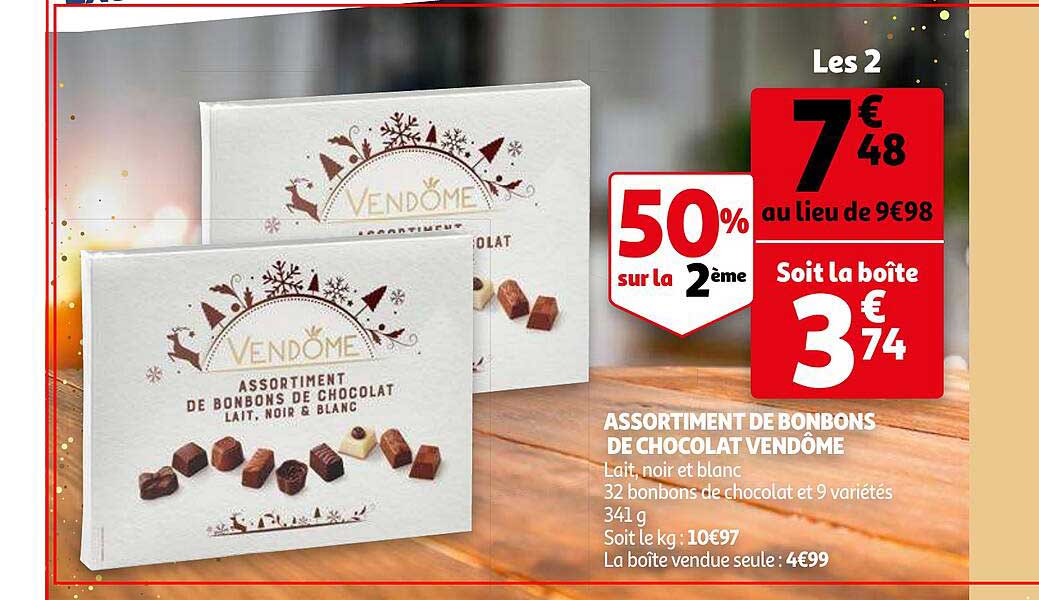 Offre Assortiment De Bonbons De Chocolat Vend Me Chez Auchan