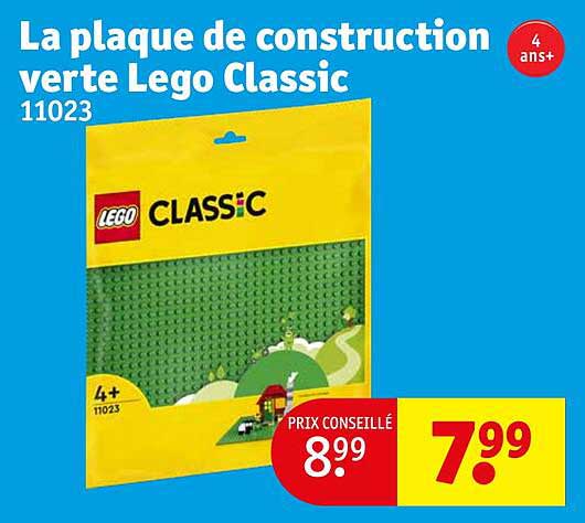 Promo La Plaque De Construction Verte Lego Classic 11023 chez