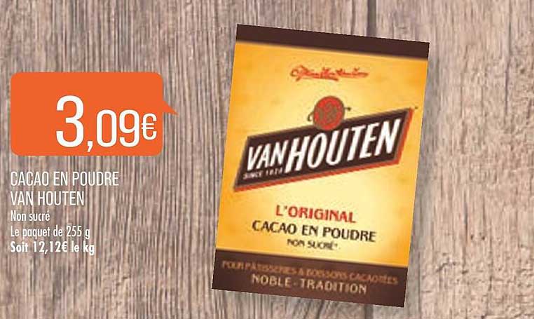 Mousse Au Chocolat Avec Cacao En Poudre Van Houten Promo Cacao En Poudre Van Houten chez Match - iCatalogue.fr