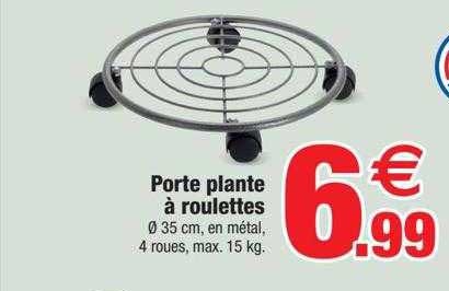 Lot De 2 Plateaux à Roulettes Pour Plantes - Diamètre 30cm, Capacité 100kg, Bois, Roues 360° Verrouillables
